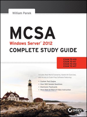cover image of MCSA Windows Server 2012 Complete Study Guide